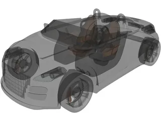 Audi TT Clubsport Quattro 3D Model