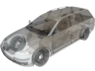 Volkswagen Passat Variant Wagon 3D Model