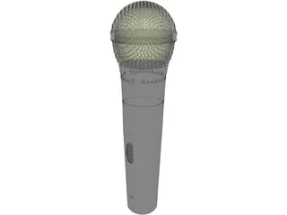 Microphone 3D Model