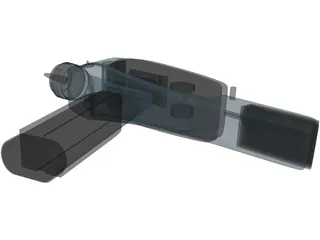 Star Trek TOS Phaser 3D Model