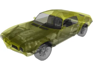 Pontiac Firebird (1970) 3D Model