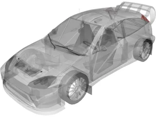 Ford Focus WRC (2003) 3D Model