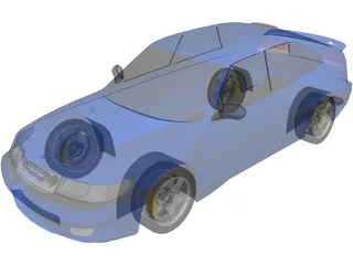 SAAB 9-3 Viggen Turbo 3D Model