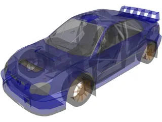 Subaru Impreza WRC (2003) 3D Model