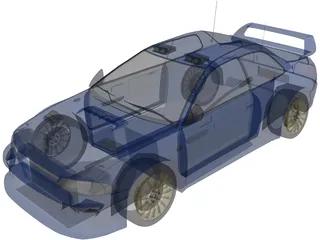 Subaru Impreza WRC (1997) 3D Model