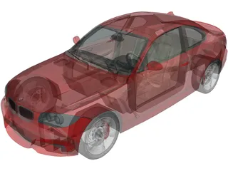 BMW 135i E82 Coupe (2009) 3D Model