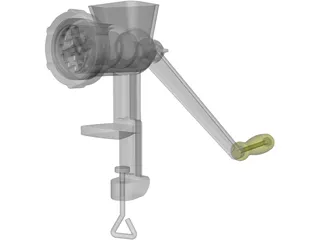 Meat Grinder 3D Model