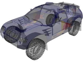 VW Touareg 3D Model