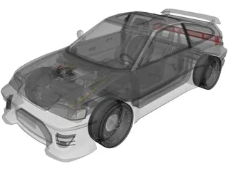 Honda CRX 3D Model