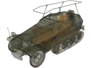Sdkfz 250 3D Model