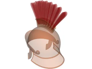 Greek Ancient Helmet 3D Model
