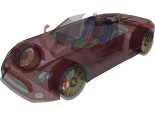 Spyker C8 Spyder 3D Model