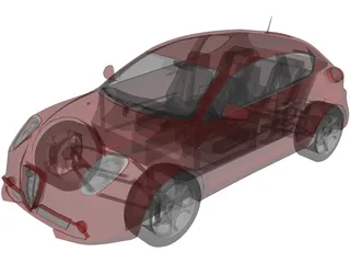 Alfa Romeo Mito 3D Model