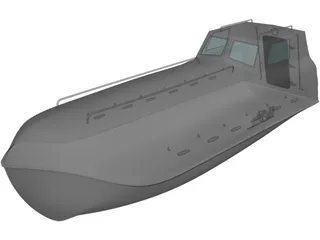 Freefall boat 3D Model