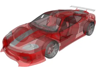 Ferrari 360 Modena [Tuned] 3D Model