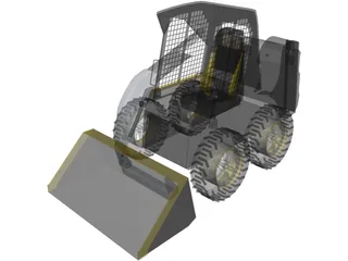 Skid Steer 3D Model