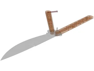 Balisong Knife 3D Model