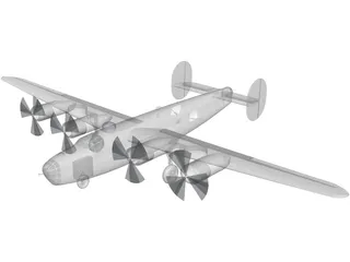 Consolidated B-24 Liberator 3D Model