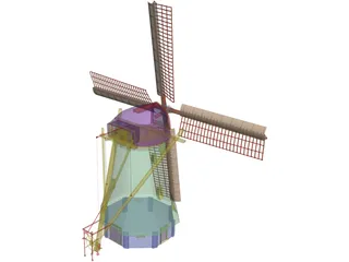 Windmill 3D Model