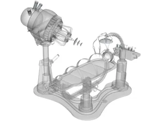 Mad Scientific Medical Device 3D Model