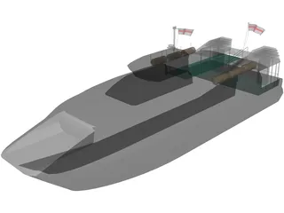 Catamaran 3D Model