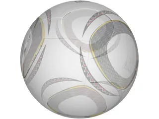 Soccer Ball Adidas Jabulani Official FIFA World Cup 2010 3D Model