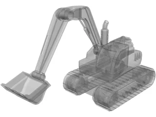 Excavator 3D Model