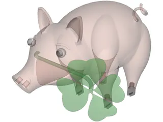 Pig 3D Model