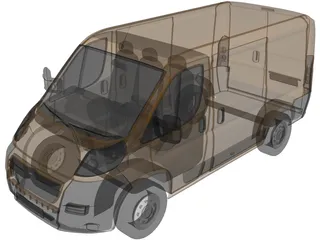 Citroen Jumper (2008) 3D Model