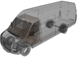 Volkswagen Crafter 3D Model