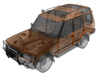 Land Rover Discovery G4 Challenge 3D Model