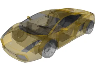 Lamborghini Gallardo 3D Model