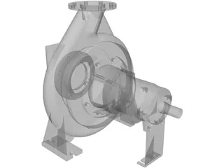 Water Pump 3D Model