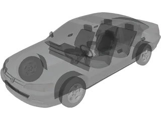 Peugeot 406 3D Model