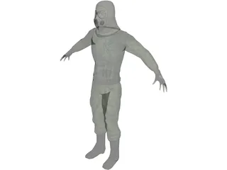 Commando 3D Model