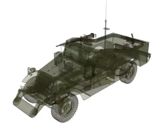 M3 Scout 3D Model