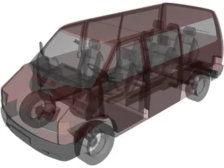 Volkswagen Transporter 3D Model