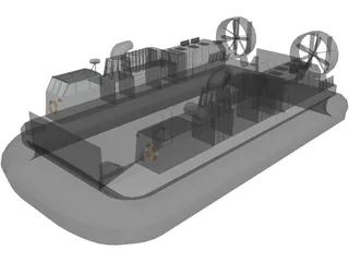 Landing Craft Air Cushion (LCAC) 3D Model