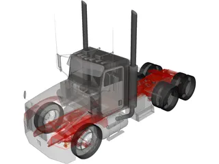 Peterbilt 385 (2006) 3D Model