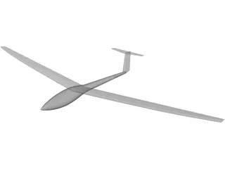 DG 100 Glider 3D Model