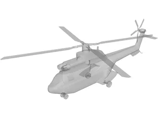 Eurocopter AS-332 Super Puma 3D Model