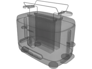 Philips Toaster 3D Model