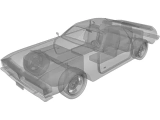 Dodge Charger RT (1969) 3D Model