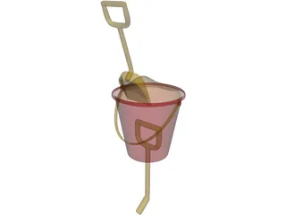 Sand Bucket 3D Model