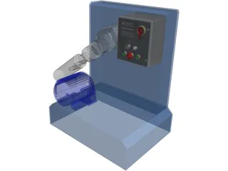 Cryogenic Pump 3D Model