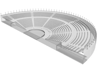 Odeon Amphitheater 3D Model