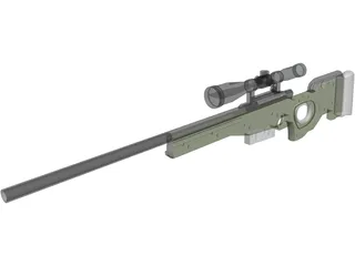 L96A1 3D Model