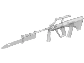 Steyr-Aug 3D Model