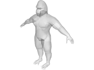 King Kong 3D Model