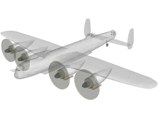 Avro Lancaster 3D Model